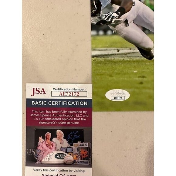 Jordan Hicks signed autographed Philadelphia Eagles 8x10 Photo JSA - Picture 3 of 3